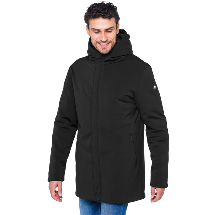 Chaqueta Hot Buttered Fraser acolchada con capucha Negro