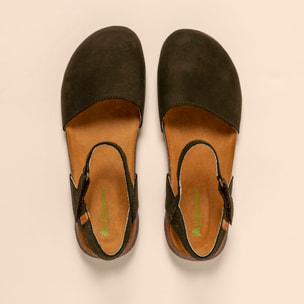 Sandalias N412 NOBUCK LAVADO KAKI / WAKATAUA color Kaki