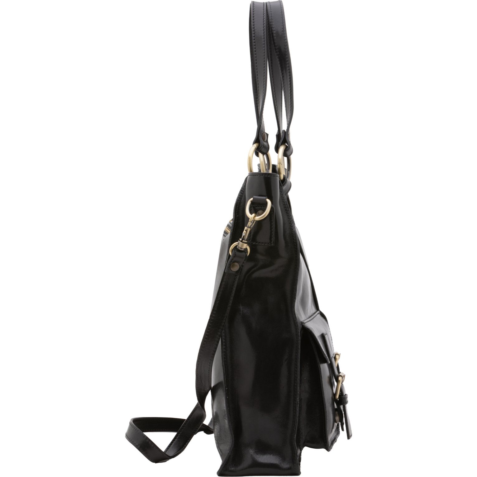 Borsa a spalla  da donna In Vera pelle Made in Italy 38x37x10 cm