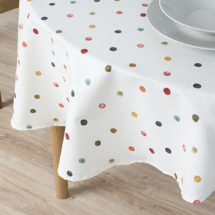 Nappe ronde anti-taches Boo Pois