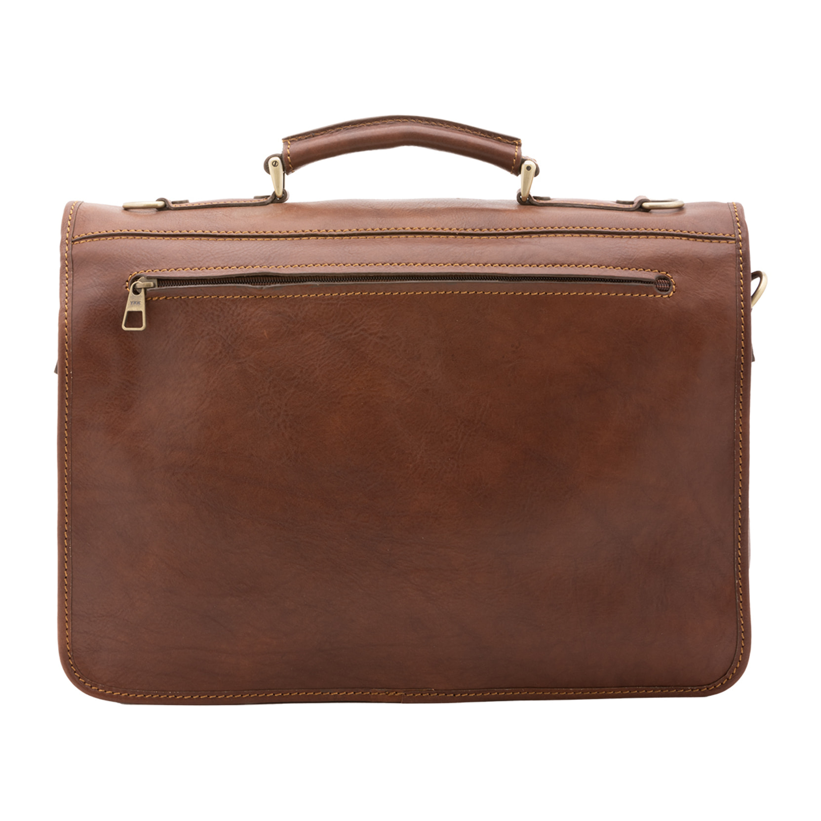 Borsa a mano  unisex In Vera pelle Made in Italy 25x38x10 cm