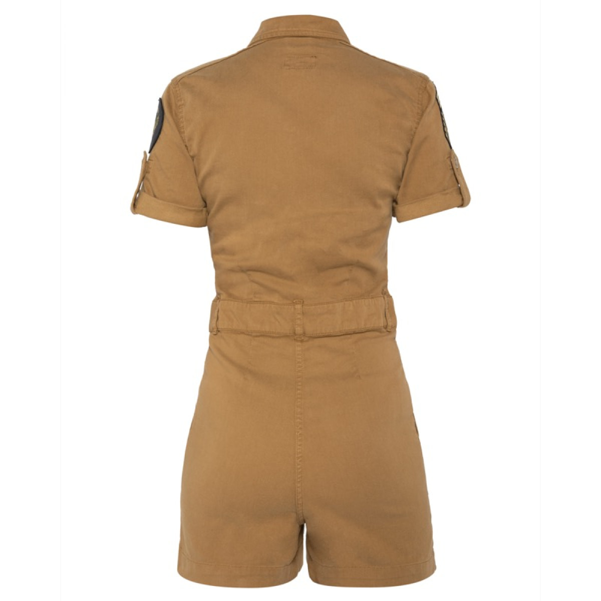 TRSWIFTW SHORT JUMPSUIT WITH MILITARY BADGES IN TENCEL 63% COTTON 18% TENCEL 15% POLYESTER 4% ELASTANE Cachi