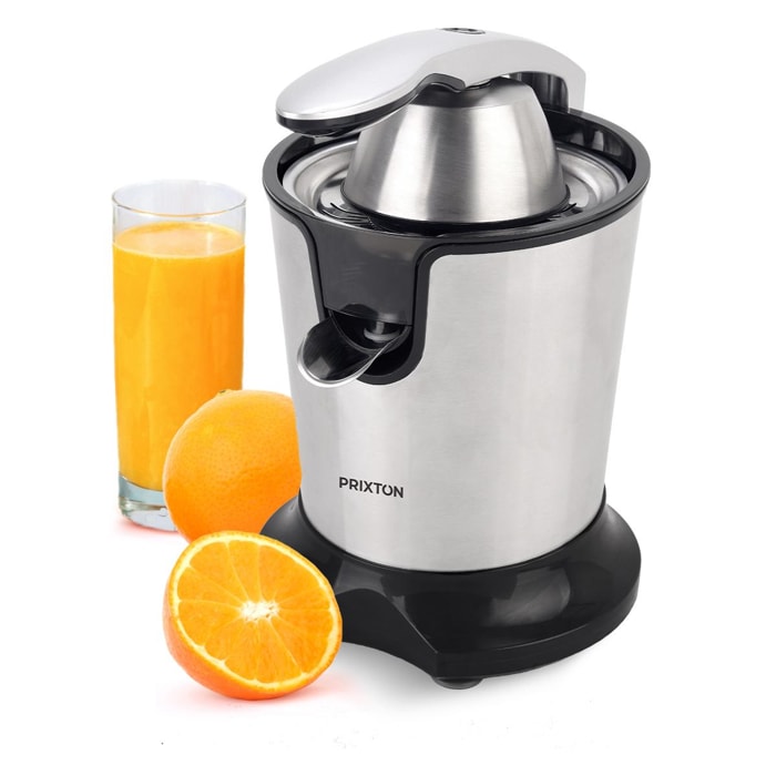 Exprimidor Juicer BIO XP4 PRIXTON | Potencia 300 W | Capacidad 270 ml | Acero inoxidable