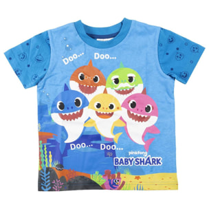 Pigiamo corto Baby Shark Lui Baby Shark Blu