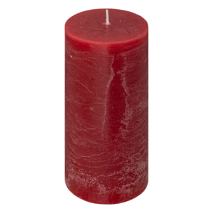 Bougie rustique - rouge - 445g