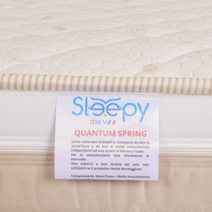Materasso 800 Molle Insacchettate mod. QUANTUM SPRING Singolo mis. 90x190 alto 25cm rivestimento sfoderabile - Sleepy Italy