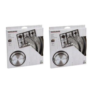 Lot de 2 set de deux caches pour plaques de cuisson Fackelmann