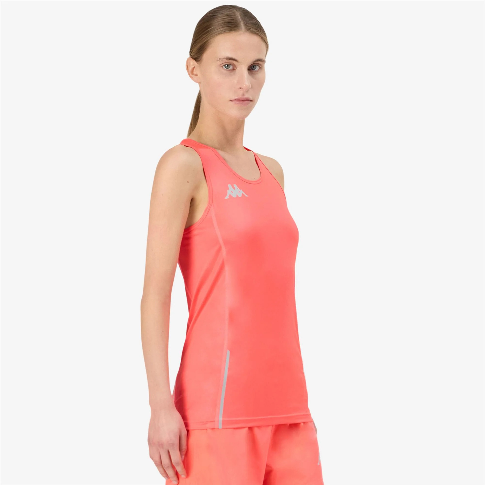 Kappa - T-Shirts & Top Donna Rosso - Kombat Run Fines