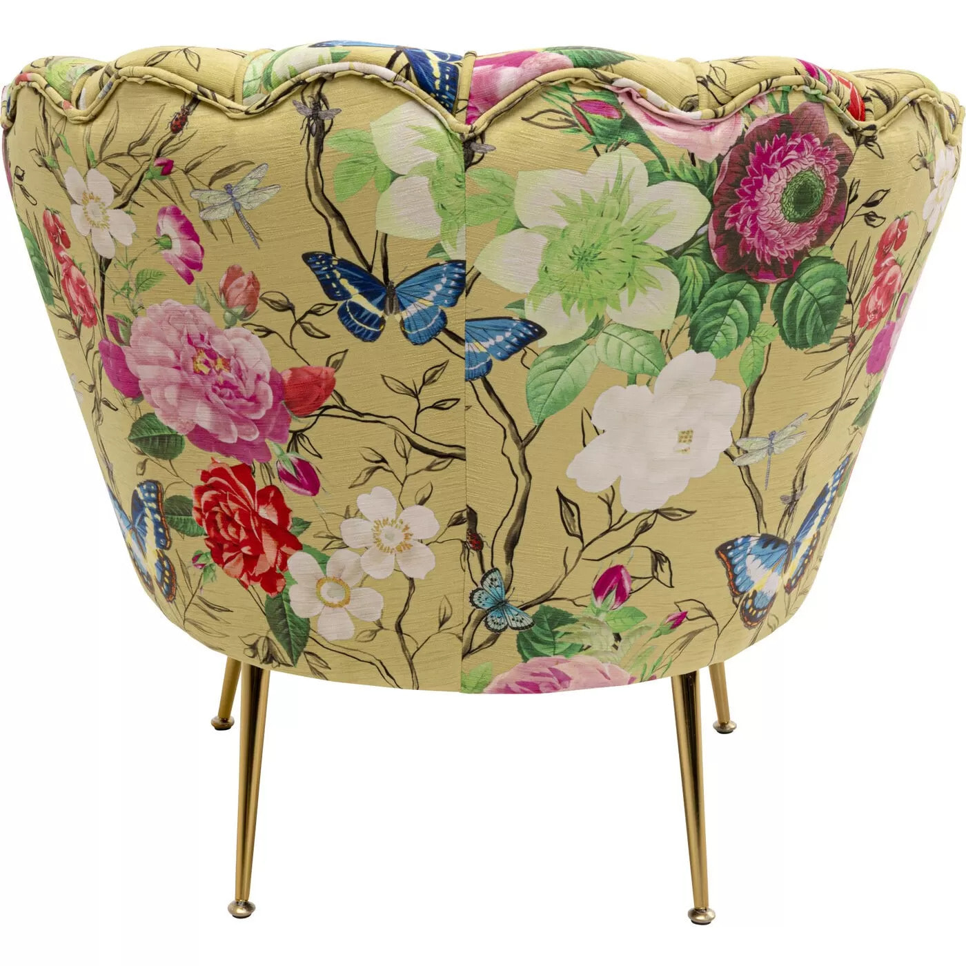 Fauteuil Water Lily Flower Fever jaune Kare Design