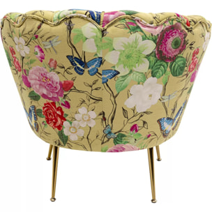 Fauteuil Water Lily Flower Fever jaune Kare Design