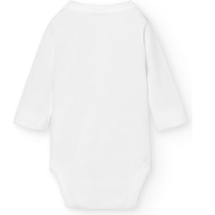 Body cruzado bebé manga larga afelpado