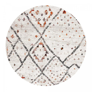 Tapis Fuso aux motifs traditionnels berbères