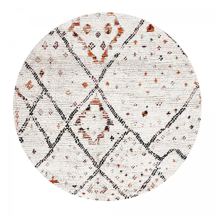 Tapis Fuso aux motifs traditionnels berbères