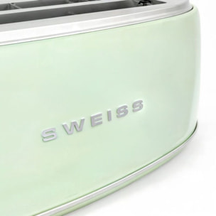 Grille-pain SWEISS baguette vintage vert GRV7