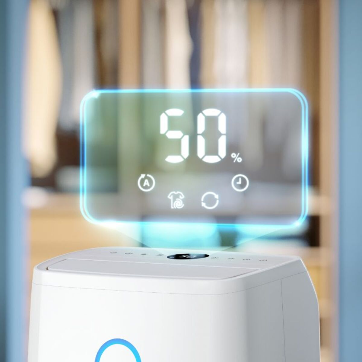 Deshumidificateur PHILIPS DE3306/11 Série 3000, Blanc, 150 m³