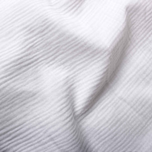 Parure de lit géométrique et réversible - Blanc