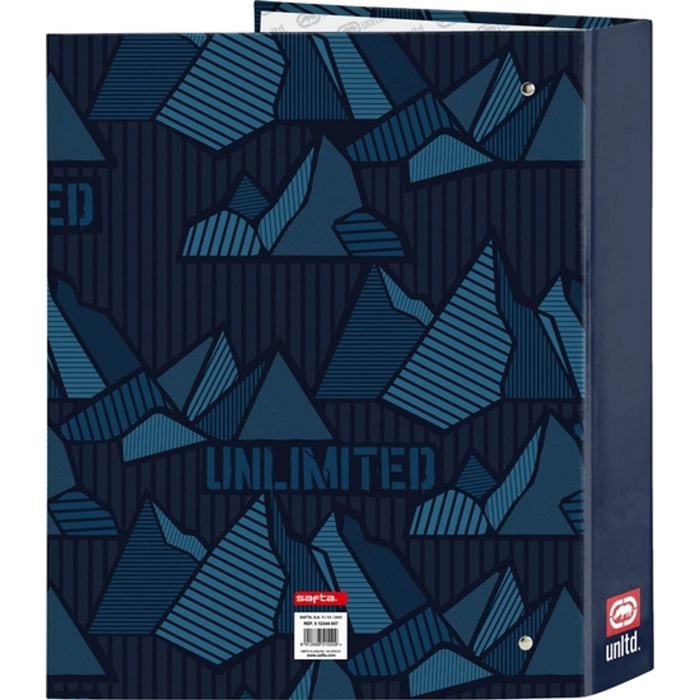 Carpeta f. 4 anillas 35mm lomo ancho ecko unltd. "peaks"