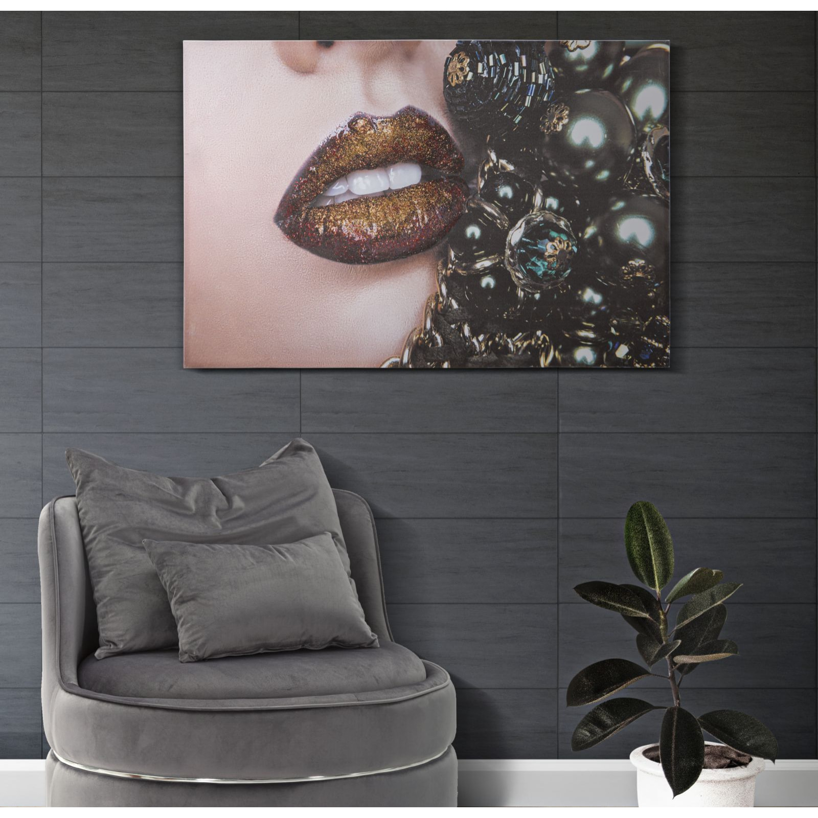 STAMPA SU TELA BEAUTIFUL LIPS
CM 80X3,8X120