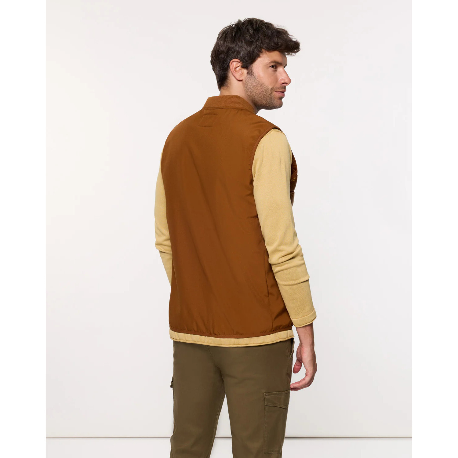 Chaleco Acolchado Marrón - Dinao