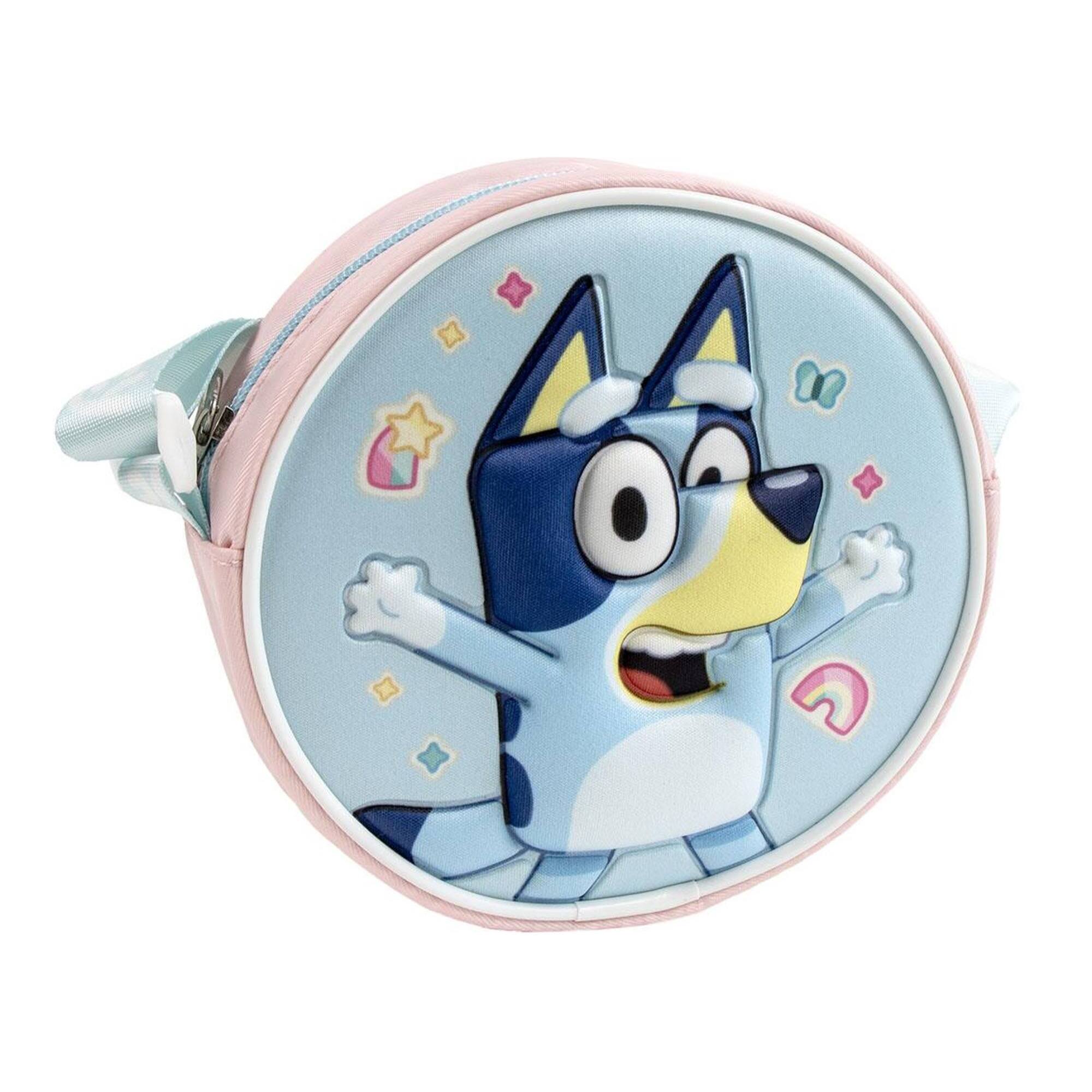 Bolso 3d bluey diseño redondo