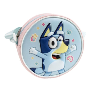 Bolso 3d bluey diseño redondo