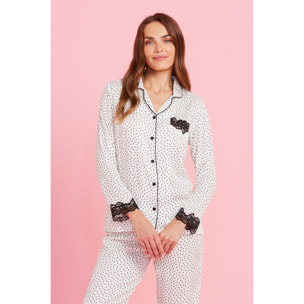 Pigiama donna viscosa dots Noidinotte