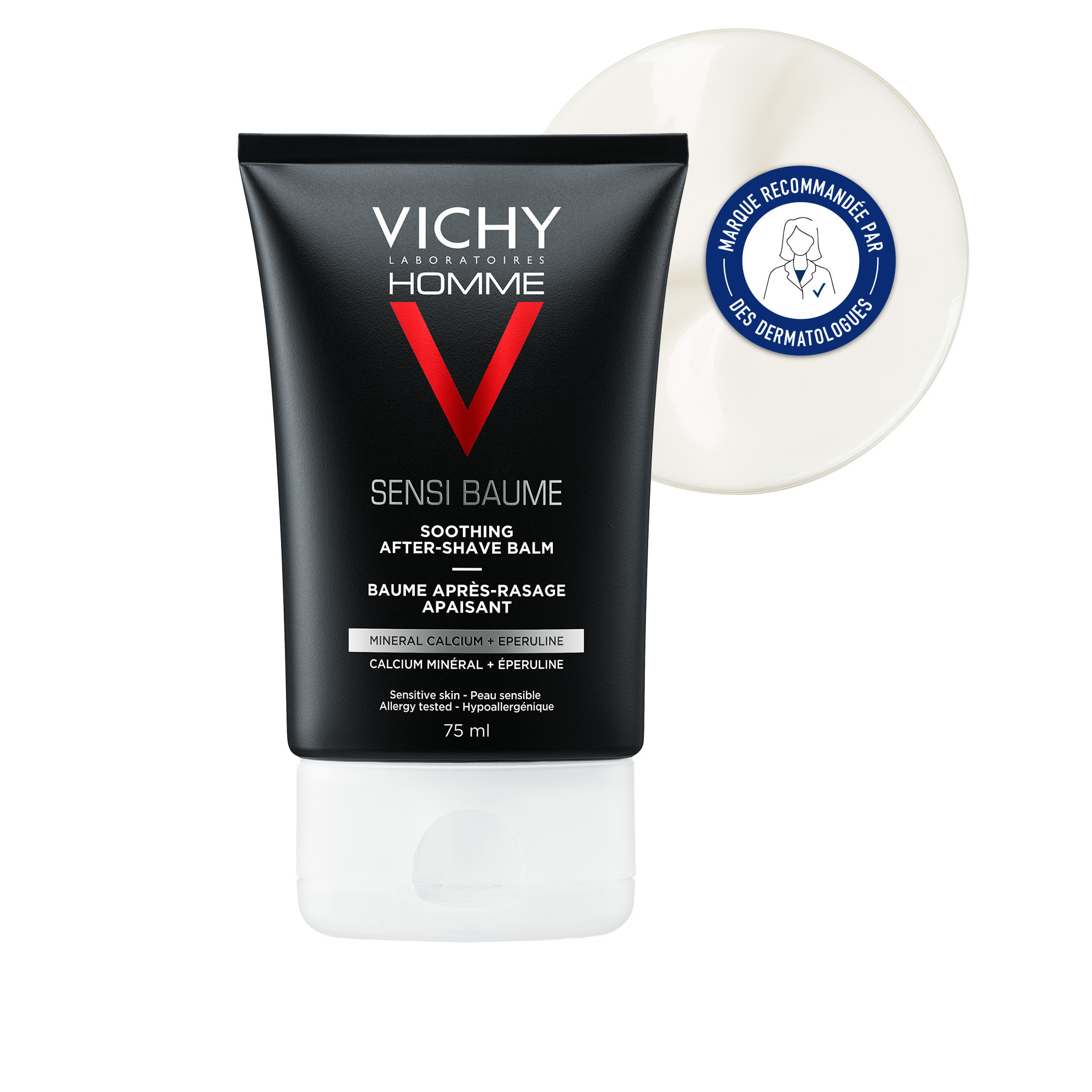 Vichy Homme SensiBaume Baume Après Rasage 75ml