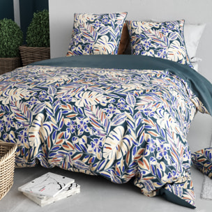 Parure housse de couette 3pcs 100% coton 57 fils nouk