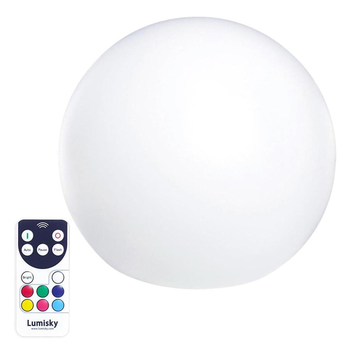 Boule lumineuse sans fil flottante LED BOBBY D50CM