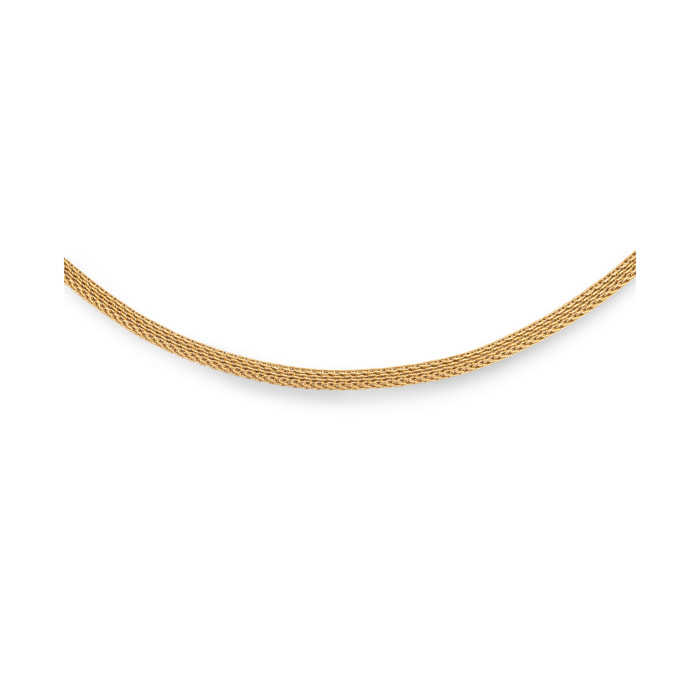 Collar Mara Acero Baño Oro