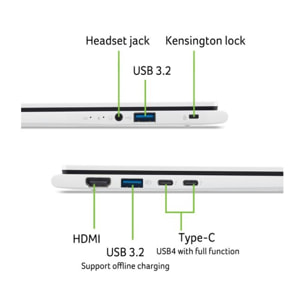 Ordinateur portable ACER SWIFT EDGE 14 AI SFE14-51T Copilot +