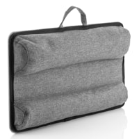 Scrivania Portatile Computer Con Cuscino XL Deskion Innovagoods - Grigio E Nero - 57,5x30,5x5,8 cm