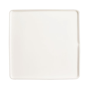 Assiette carrée en porcelaine blanche 31 cm Mekkano - Arcoroc