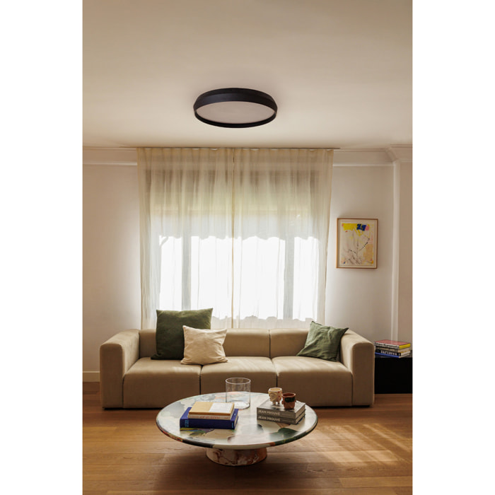 SHOKU 600 Lampe applique/plafonnier noir/noir
