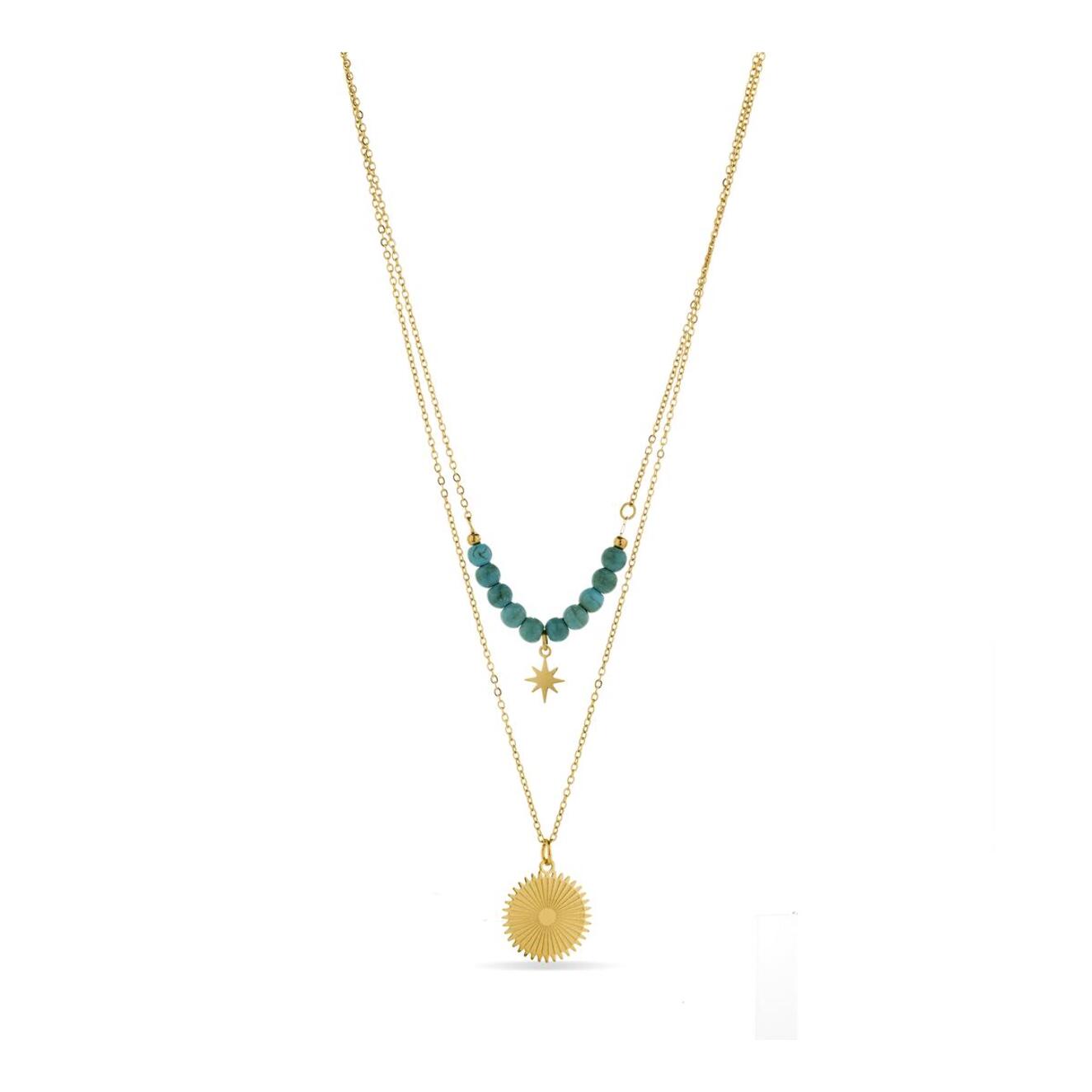 Collar Lux by Lux acabado oro 18k