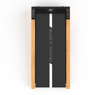 Zenith - Tapis Roulant Salvaspazio con inclinazione fissa 2,5HP max 6 Km/h con Display LCD e Altoparlanti Bluetooth