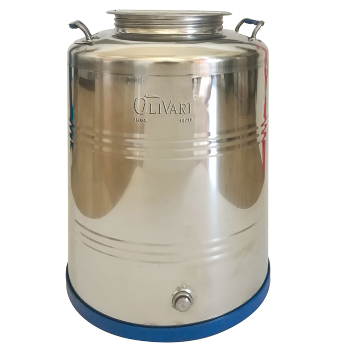 Olivari blindo - contenitore per olio in acciaio inox 50 lt