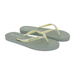 Superga - Zapatillas Mujer Verde - 4121 Flip Flops