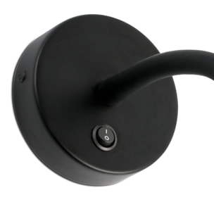 KALE Lampe applique lecteur noir