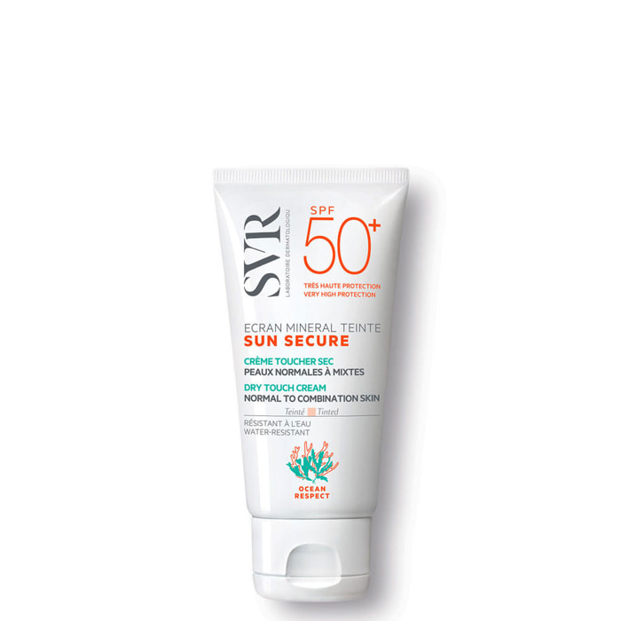 Sun Secure SPF50+ - Ecran Minéral Teinté - Peaux Normales à Mixtes