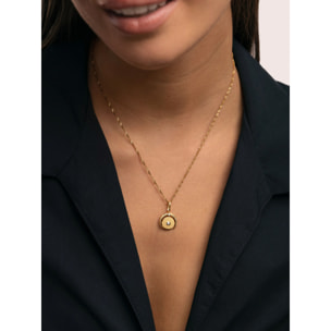 Charm Medallion Moonset Placcato Oro