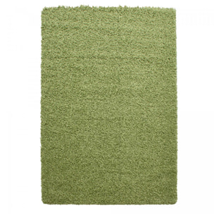 Tapis poils longs shaggy tissé motif uni GECO