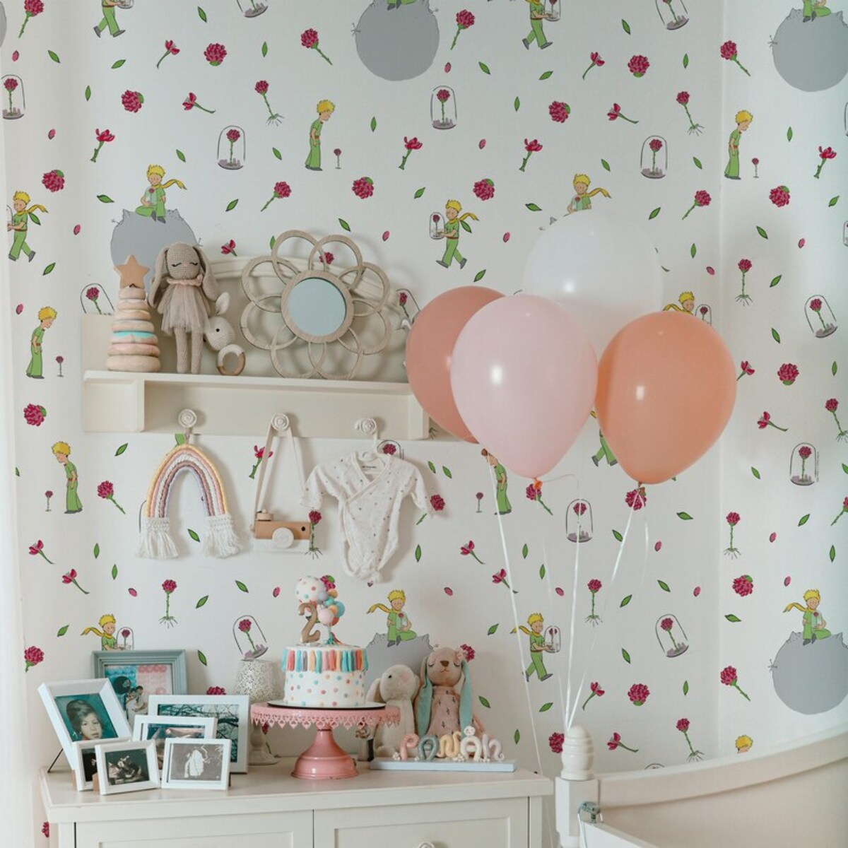 Carta da Parati Ufficiale Il Piccolo Principe Cura Rosa