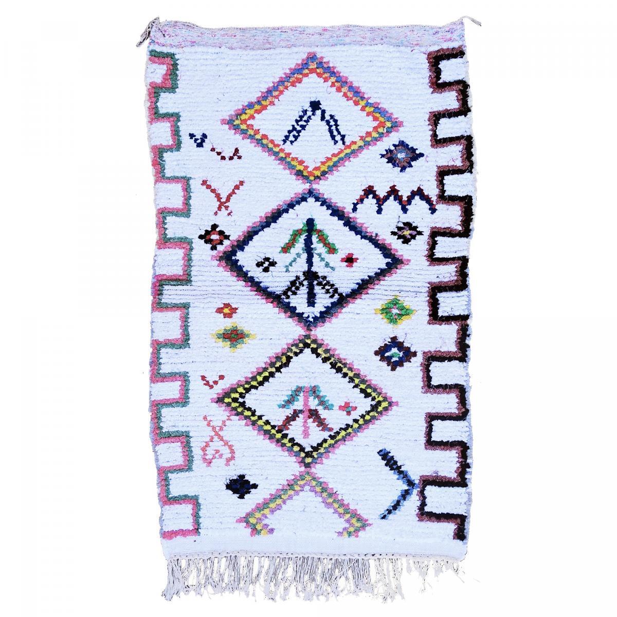 Authentique tapis berbère fait à la main en coton PEBO