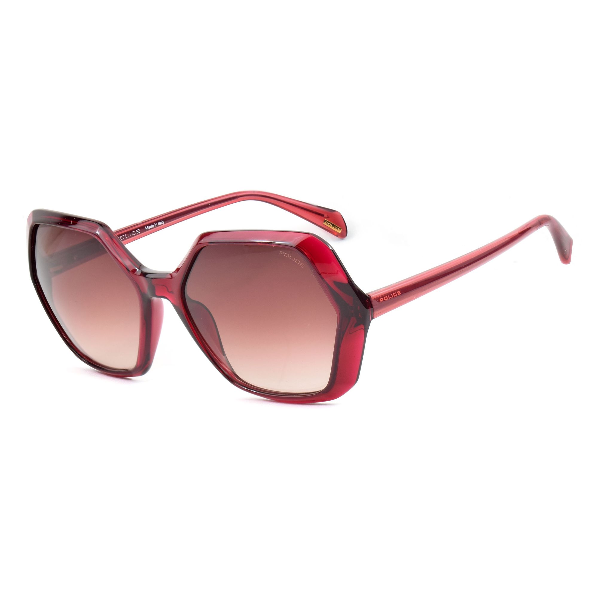 Police - lunettes de soleil - rouge - Couleur des verres : rouge - indice solaire : protection UVA