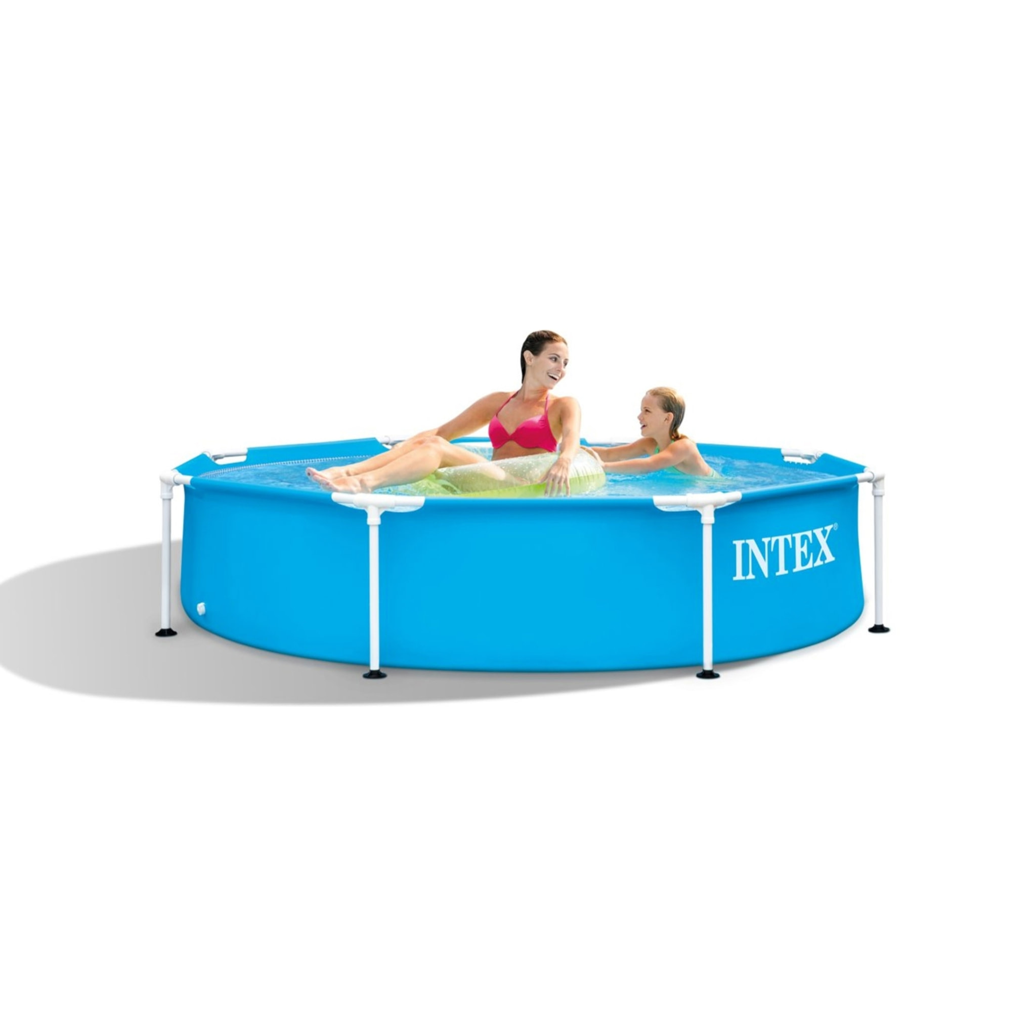 Intex Piscina Metal Frame rotonda, 244x51 cm
