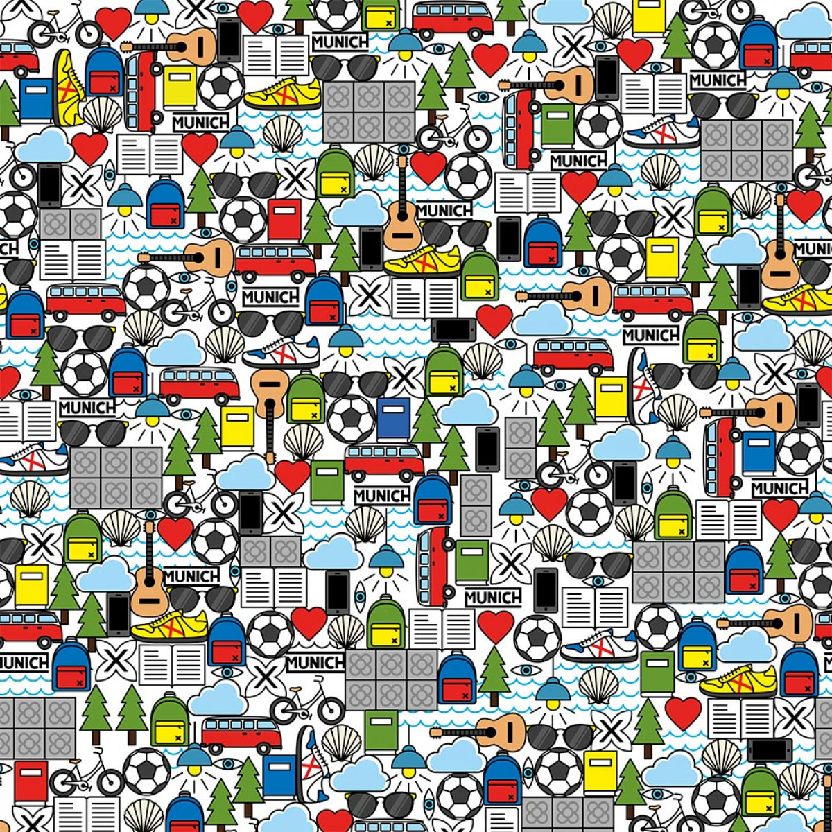 Saco nórdico Icons Colours