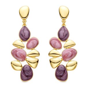 Pendientes Lux by Lux acabados oro 18k