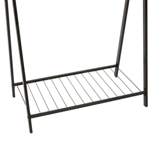 Portant à vêtements "Metty" en métal noir 98x43,5cm