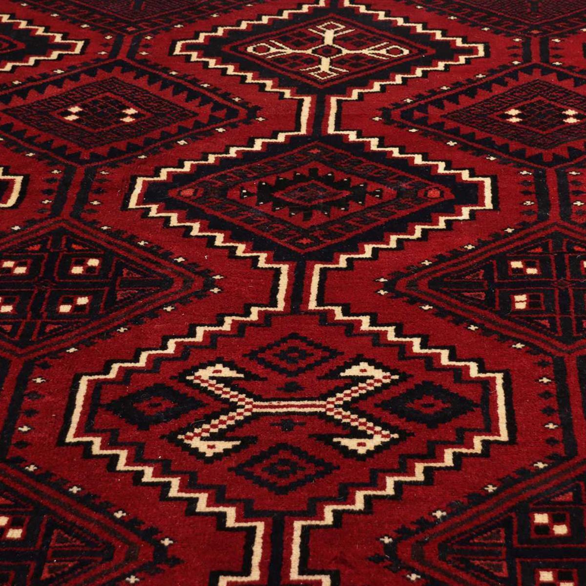 Tapis d'orient, motif oriental, noué main en laine, AVOP